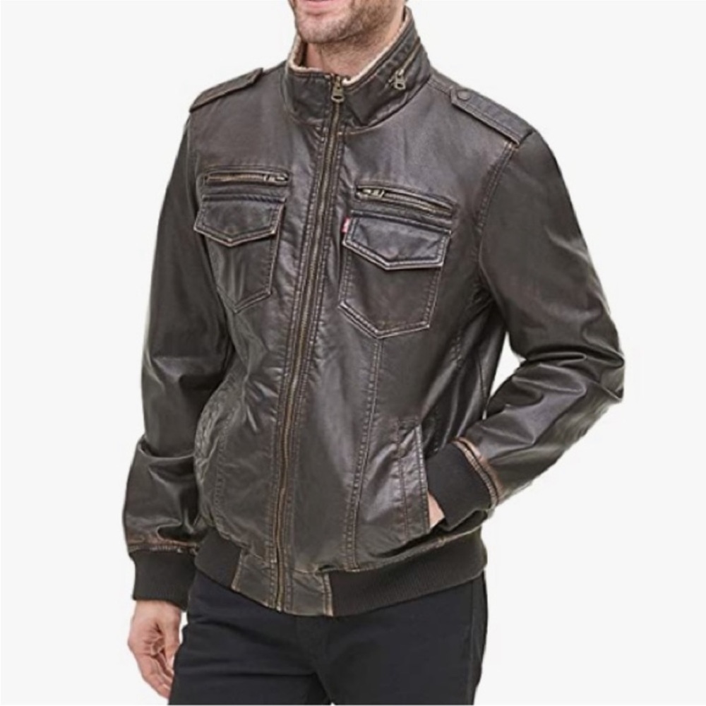 Levi’s faux leather jacket